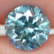 Loose Fancy Blue Diamond Round Shape 1.11 Carat SI2