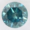 Round Diamond Fancy Blue 0.38 Carat SI2 IGI Certificate
