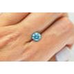 Loose Blue Round Diamond 1.55 Carat SI2