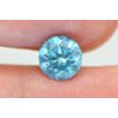 Loose Blue Round Diamond 1.55 Carat SI2