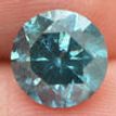 Round Diamond Loose Fancy Blue 2.17 Carat I1