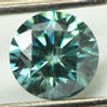 Round Shape Fancy Blue Loose Diamond 1/2 ct 