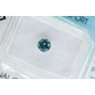 Round Diamond Blue Color IGI Certified 0.39 Carat SI1