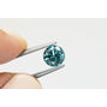 Fancy Blue Round Diamond Loose 1.07 Carat SI1