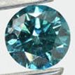Fancy Blue Round Diamond Loose 1.07 Carat SI1