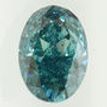 Oval Shape Diamond Fancy Blue VS2 Certified 1.04 Carat