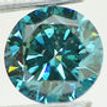 Round Diamond Fancy Blue Color VS2 Certified 1.72 Carat