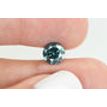 Round Cut Diamond Fancy Blue Color VS2 1.55 Carat