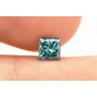 Loose Princess Shaped Blue Diamond 1/2 Carat VS1