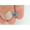 1.79 Carat Fancy Blue Color Round Shape Enhanced Loose Real Diamond I1 Certified For Wedding Ring