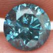 1.79 Carat Fancy Blue Color Round Shape Enhanced Loose Real Diamond I1 Certified For Wedding Ring
