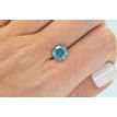 Round Cut Diamond Fancy Blue Color 3.12 Carat SI2