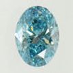 Oval Shape Diamond Fancy Blue Color VS2 0.50 Carat