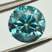 Loose Fancy Blue Round Diamond 0.46 Carat SI2 