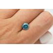 Loose Blue Diamond Fancy Color Round Shape Deal 1.58 Carat SI2 Natural Enhanced