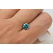 Loose Blue Diamond Fancy Color Round Shape Deal 1.58 Carat SI2 Natural Enhanced