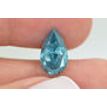 Pear Shape Diamond Fancy Blue Color 3.12 Carat I1