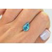 Pear Shape Diamond Fancy Blue Color 3.12 Carat I1