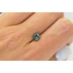 Fancy Blue Asscher Diamond Loose 1.10 Carat VS1