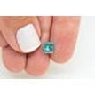 Loose Fancy Blue Princess Cut Real Diamond 1.55 Carat