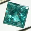 Loose Fancy Blue Princess Cut Real Diamond 1.55 Carat