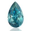 Fancy Blue Pear Shaped Diamond 3.02 Carat SI2