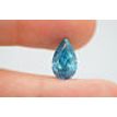 Fancy Blue Pear Shaped Diamond 3.02 Carat SI2