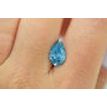 Fancy Blue Pear Shaped Diamond 3.02 Carat SI2