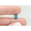 Oval Cut Diamond Fancy Blue Color Loose 1.62 Carat VS2