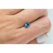 Loose Blue Oval Diamond 1 Carat SI2