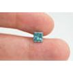 Loose Fancy Blue Princess Cut Diamond 1.63 Carat SI2