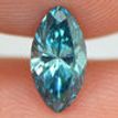 Marquise Shape Diamond Fancy Blue Color 0.51 Carat VS1