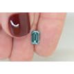 Loose Emerald Diamond Fancy Blue 1.53 Carat SI1
