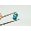 Loose Emerald Diamond Fancy Blue 1.53 Carat SI1