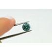 Loose Blue Diamond Fancy Color Round Shaped Real Natural Enhanced I1 1.55 Carat