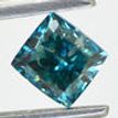 Fancy Blue Cushion Diamond Loose 1.05 Carat SI2