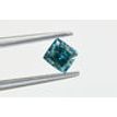 Fancy Blue Cushion Diamond Loose 1.05 Carat SI2