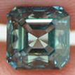 Asscher Cut Diamond Fancy Blue 1.08 Carat VVS2