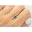 Cushion Cut Diamond Fancy Blue Color 1.05 Carat VS2