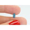 Marquise Cut Diamond Fancy Blue Color SI1 0.50 Carat
