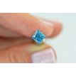 Princess Cut Diamond Fancy Blue Color 2.00 Carat SI3