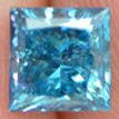Princess Cut Diamond Fancy Blue Color 2.00 Carat SI3