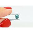 Loose Round Diamond Fancy Blue 0.62 Carat SI1