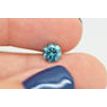 Loose Round Shaped Blue Diamond 1.00 Carat SI1