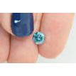 Loose Round Shaped Blue Diamond 1.00 Carat SI1