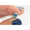 Loose Round Shaped Blue Diamond 1.00 Carat SI1