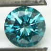 Fancy Blue Round Cut Loose Real Diamond 0.63 Carat SI1