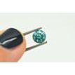 Round Shape Fancy Blue Loose Diamond 0.73 Carat SI1
