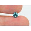 Round Shape Fancy Blue Loose Diamond 0.73 Carat SI1