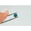 Loose Fancy Blue Round Shape Diamond 0.68 Carat SI2